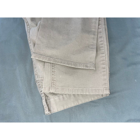 RVCA 5-Pocket Stretch Button Fly Jean Style Stay RVCA Pant. Beige, 29X28. GUC!! - Picture 3 of 9